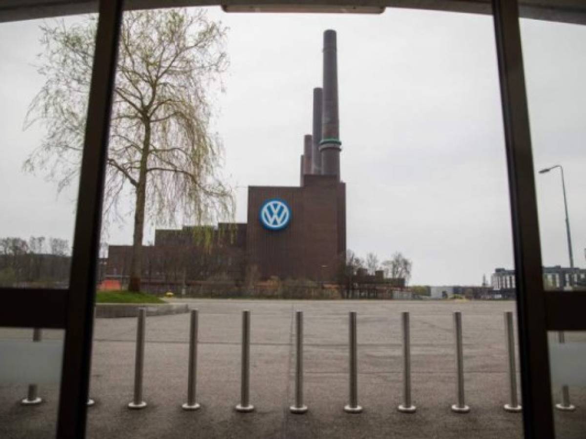 The plant of German car maker Volkswagen (VW) in Wolfsburg, central Germany, is pictured on April 13, 2018, one day after the company announced a wider management shake-up. - Herbert Diess, new chief of German auto giant Volkswagen, was set to outline his plans for steering the company out of the cloud of the 'dieselgate' scandal and into a future of electric cars and 'sustainable mobility'. (Photo by Odd ANDERSEN / AFP)