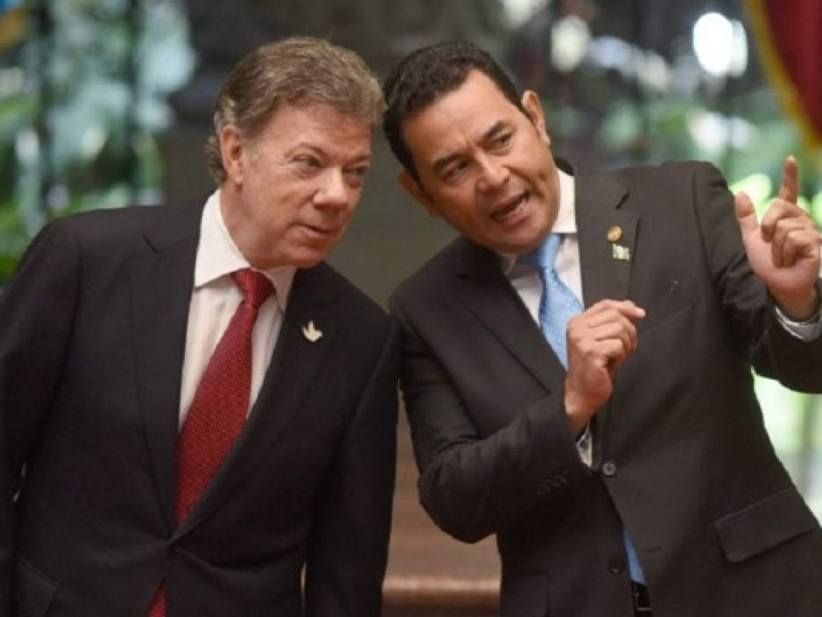 Colombia, 'aliado estratégico' de Guatemala, dice Santos