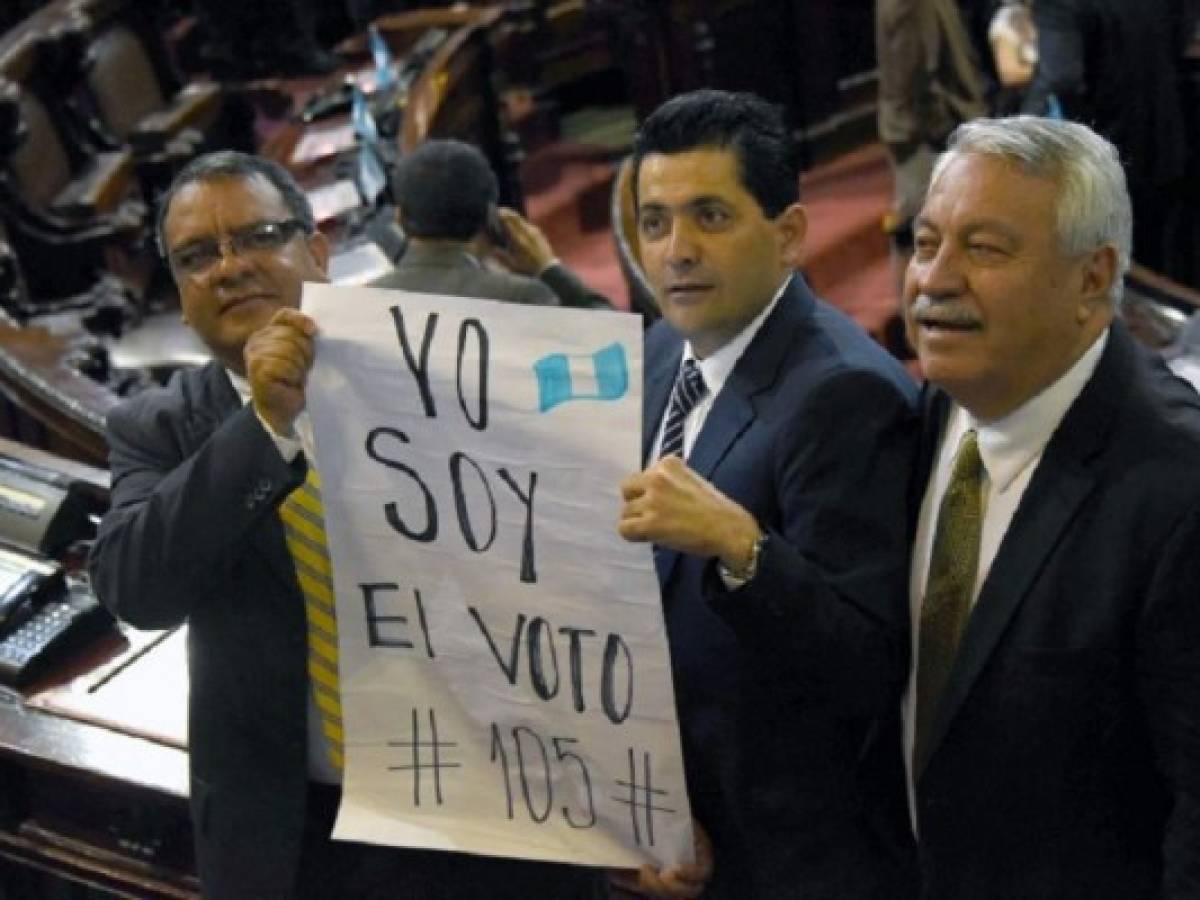 Congreso chapín debate retirada de inmunidad de Otto Pérez