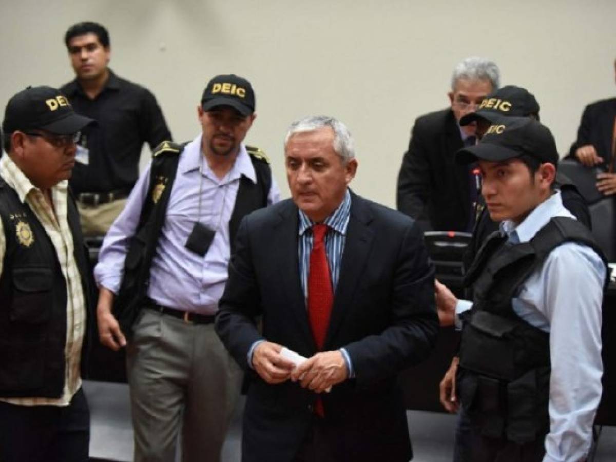 Expresidente Otto Pérez ataca a Cicig y Ministerio Público