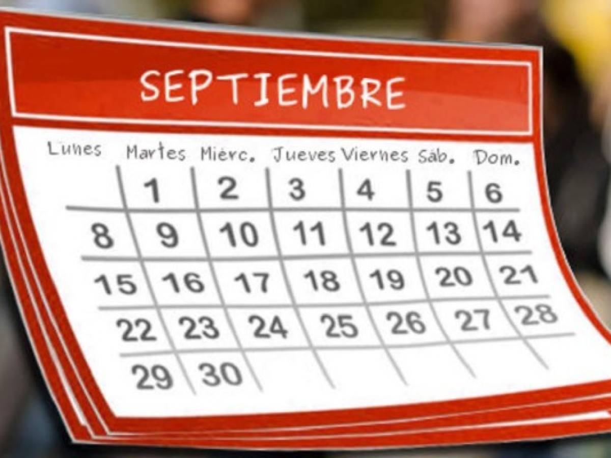 ¿Por qué septiembre?