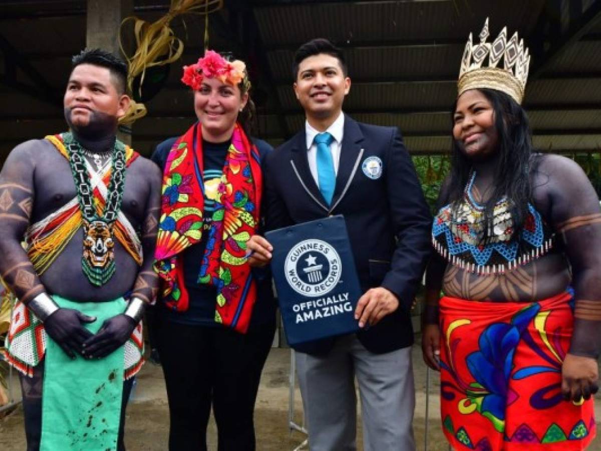 Panamá: Indígenas logran récord Guinness con el 'patacón' más grande del mundo