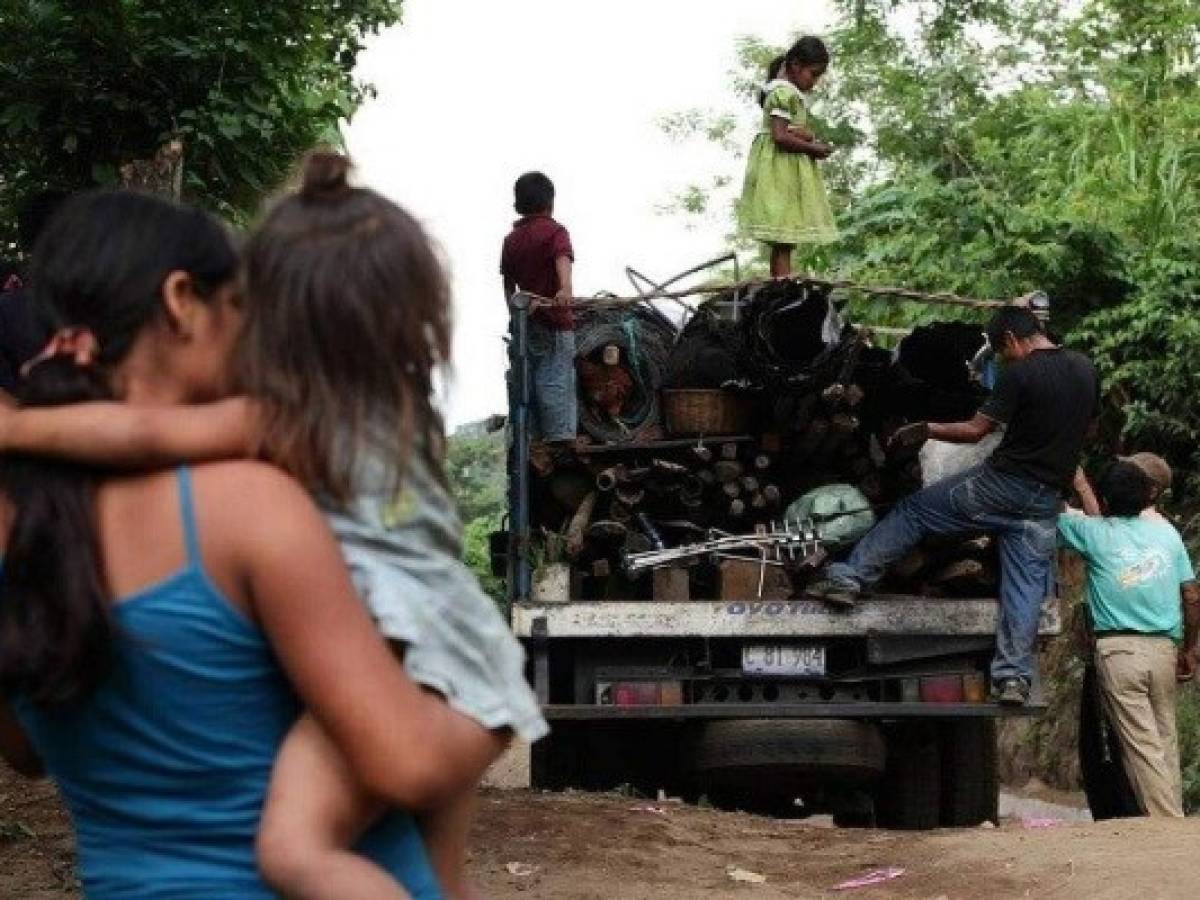 Violencia empujó a 2.000 salvadoreños y hondureños al desplazamiento forzado en 2018