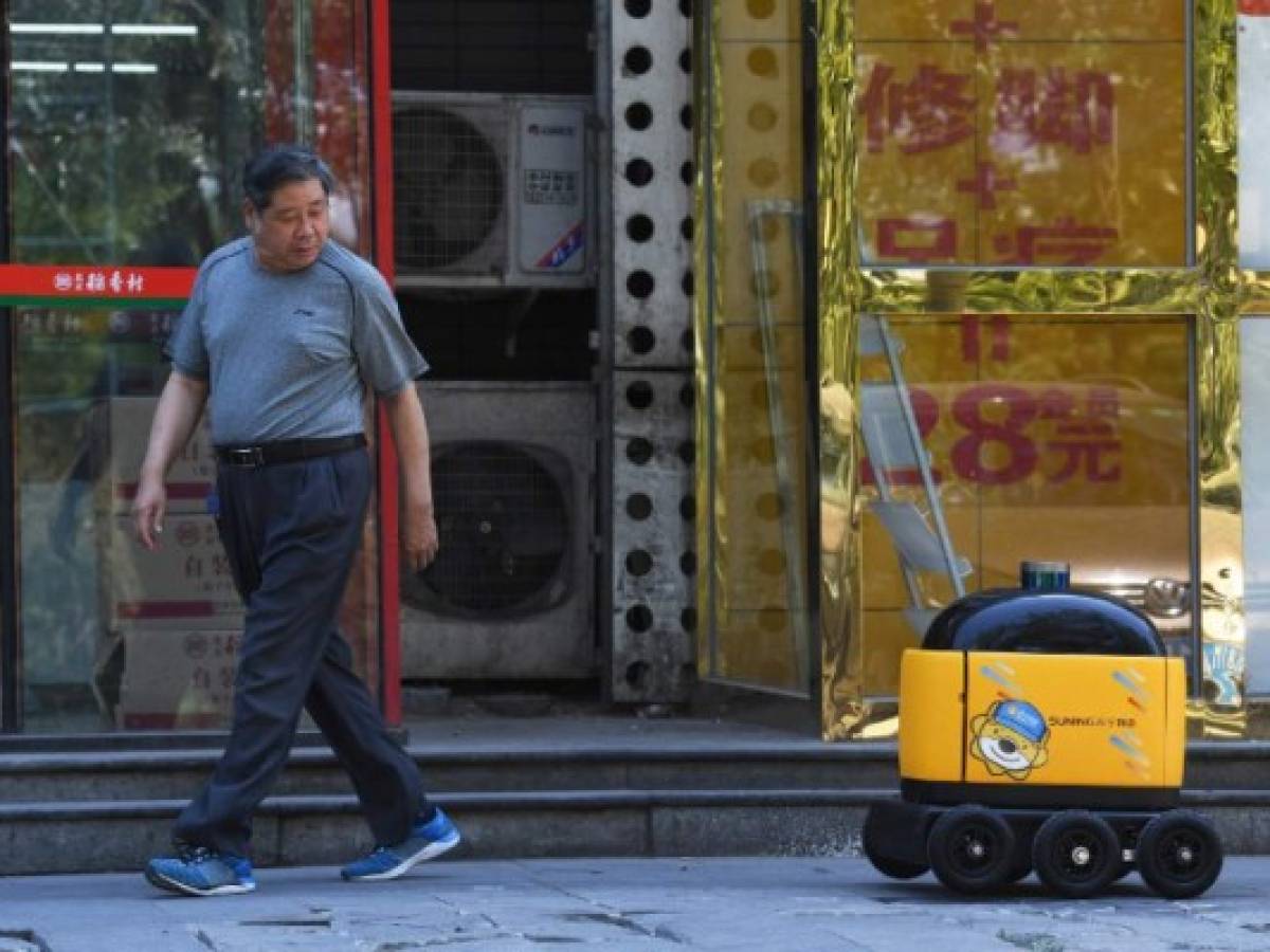 Los robots repartidores ya hacen entregas en China