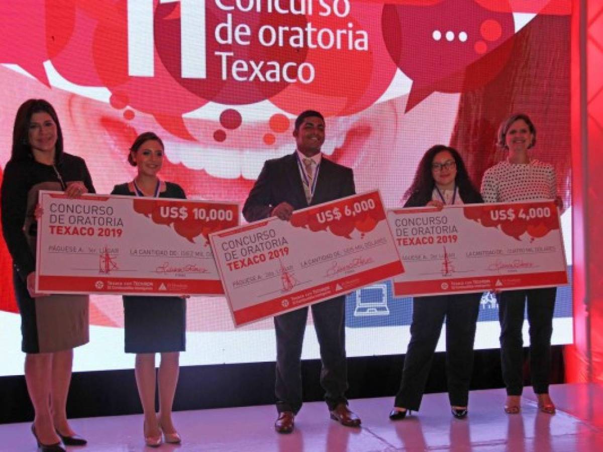 Honduras: TEXACO finaliza XI edición de concurso de oratoria