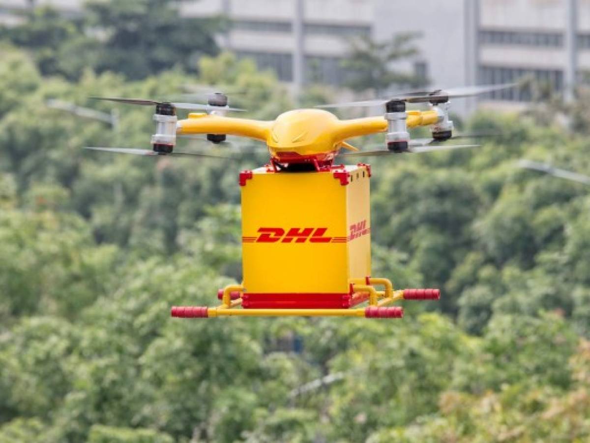 DHL Express lanza su primer servicio de reparto con drones