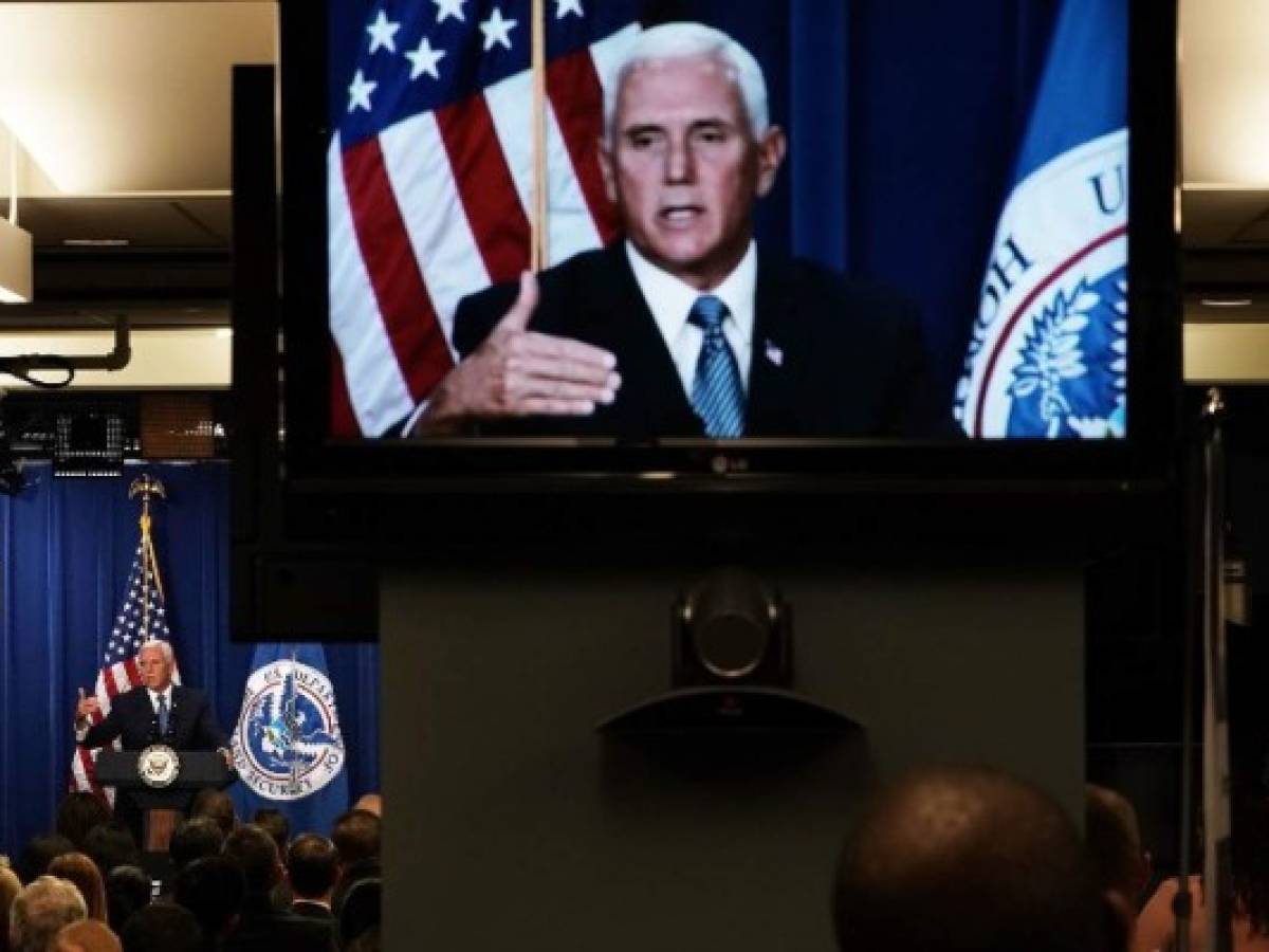 Mike Pence pide a Daniel Ortega fin de violencia y elecciones anticipadas