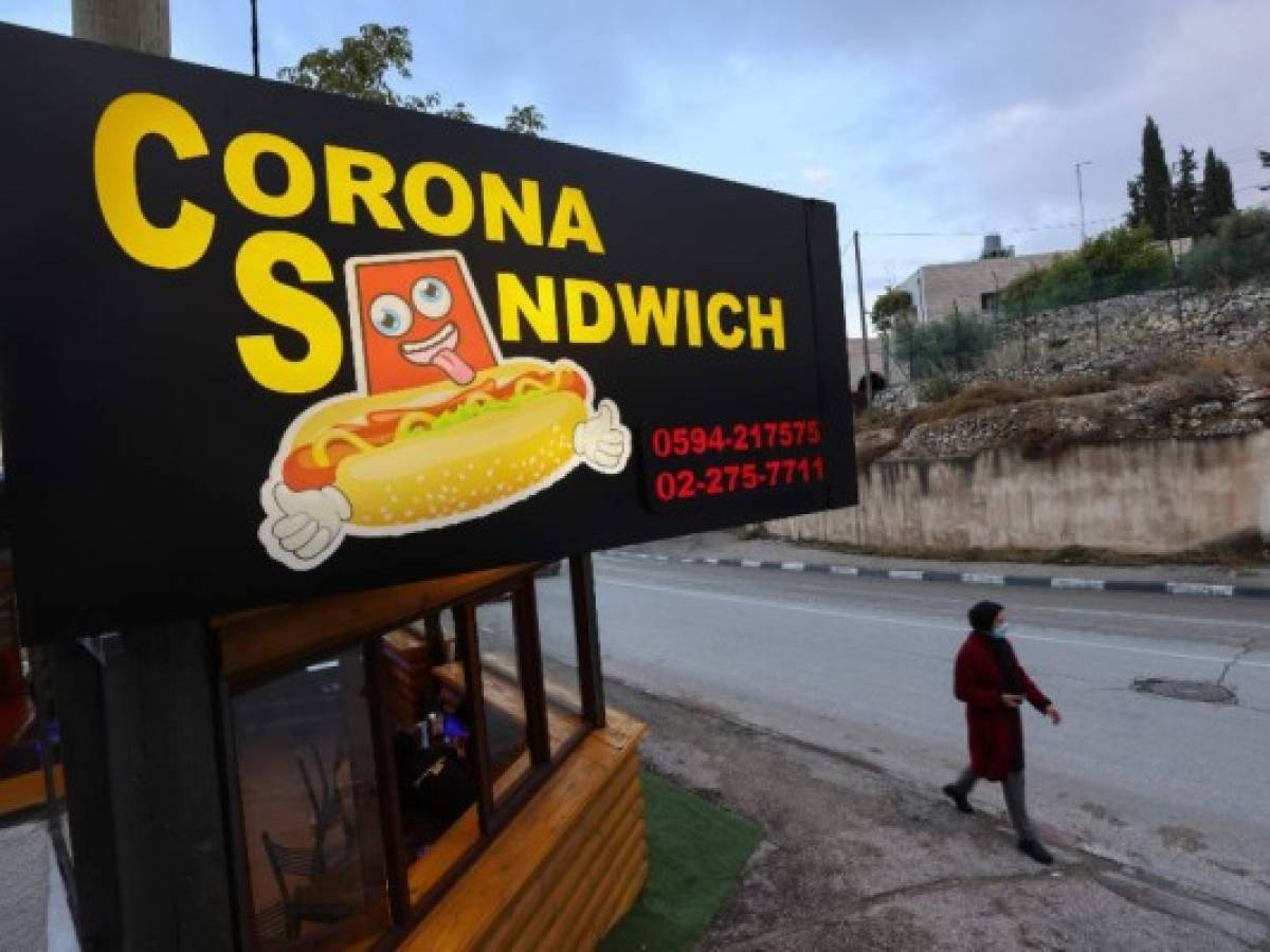 Un 'corona-sándwich' para sobrevivir en un Belén sin turistas por la pandemia