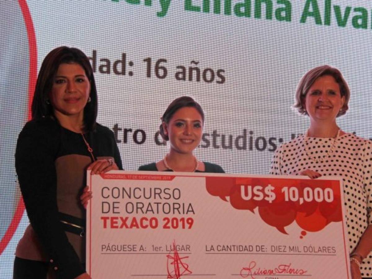 Honduras: TEXACO finaliza XI edición de concurso de oratoria