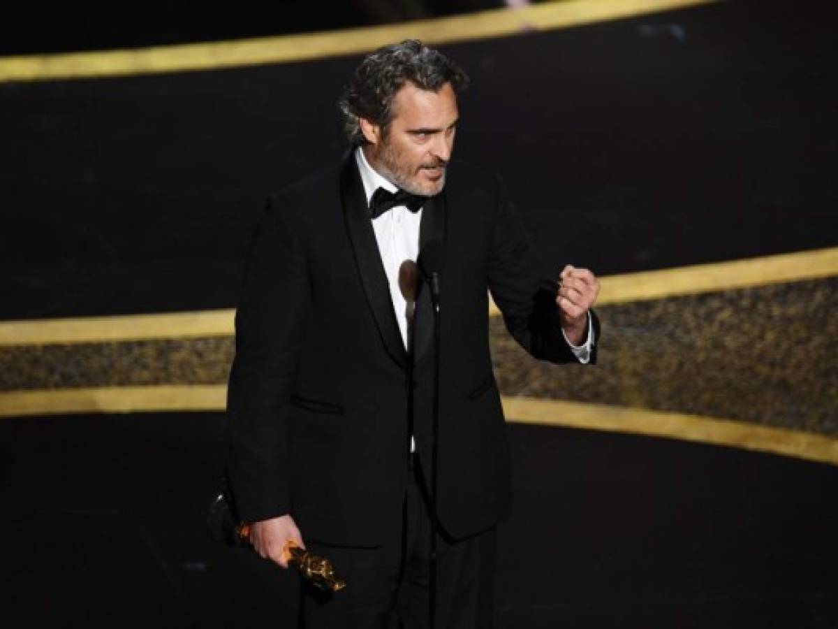 Emotivo discurso de Joaquin Phoenix en la gala de los Oscar