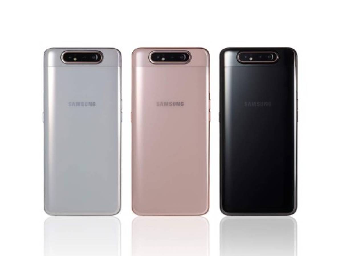 Este es el Samsung Galaxy A80, con pantalla sin interrupciones y cámara giratoria en un slider