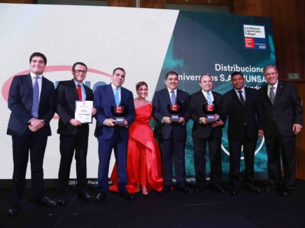 FOTOGALERÍA: Así se vivió la gala de Los Mejores Lugares para Trabajar en Centroamérica 2020