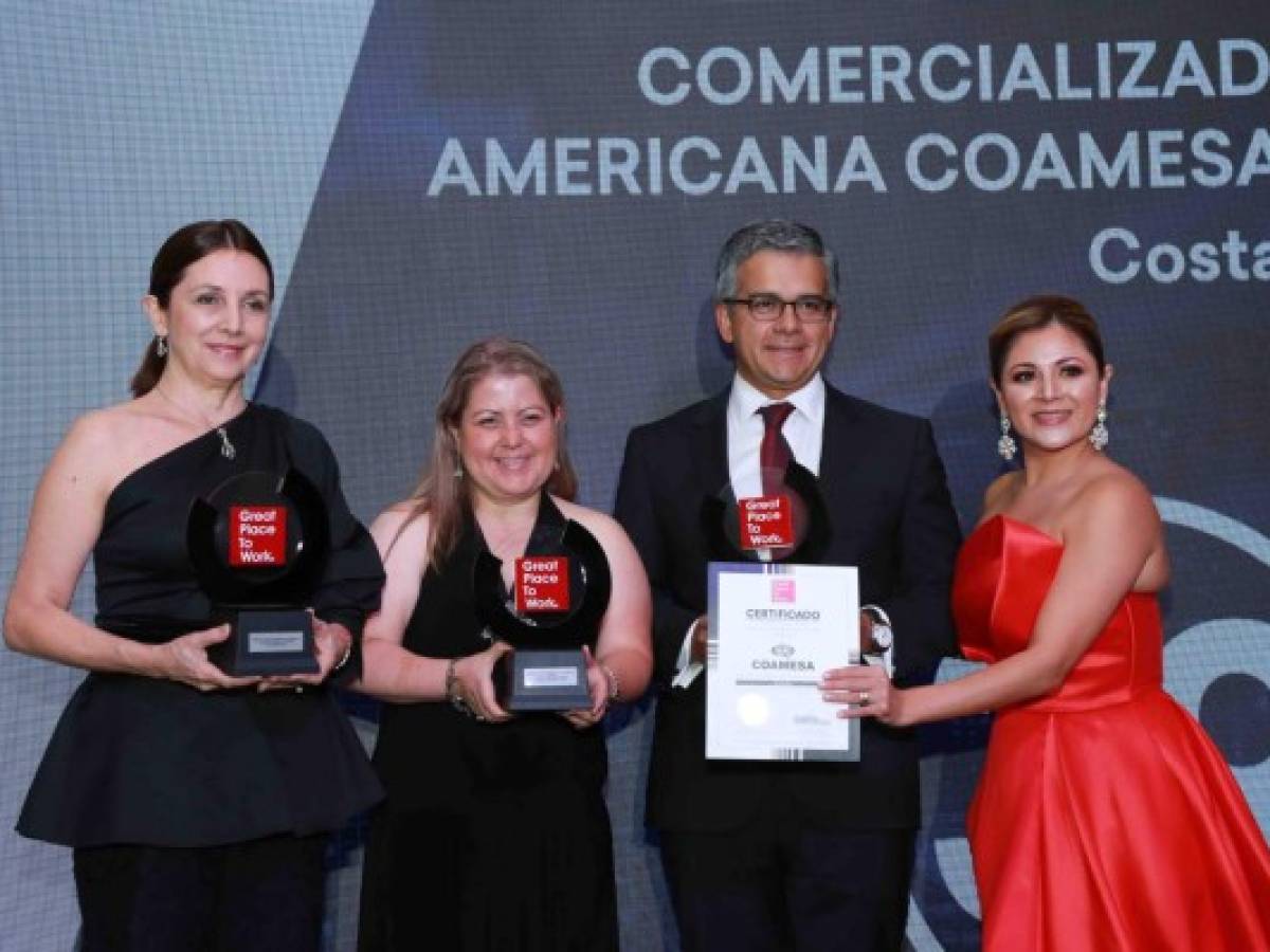 FOTOGALERÍA: Así se vivió la gala de Los Mejores Lugares para Trabajar en Centroamérica 2020