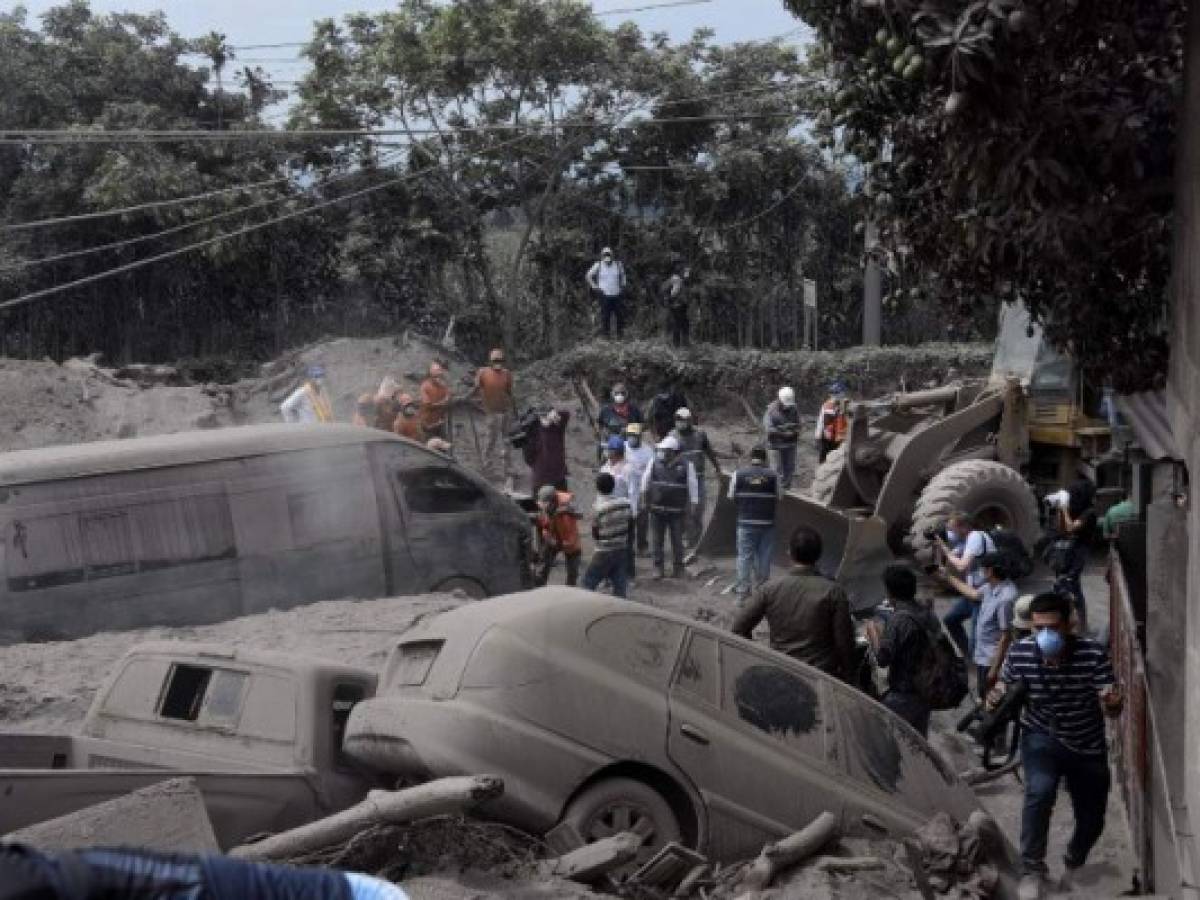 FOTOGALERÍA: El Volcán de Fuego sigue sin dar tregua a Guatemala