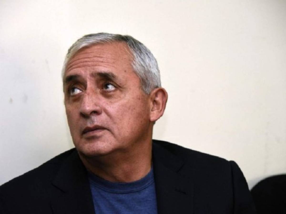 Expresidente guatemalteco Pérez Molina ataca a la Cicig desde la cárcel