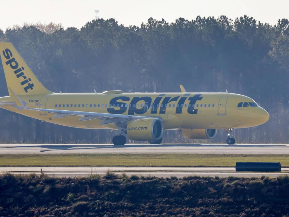 Aerolínea Spirit se acoge a quiebra por segunda vez en un año en EEUU