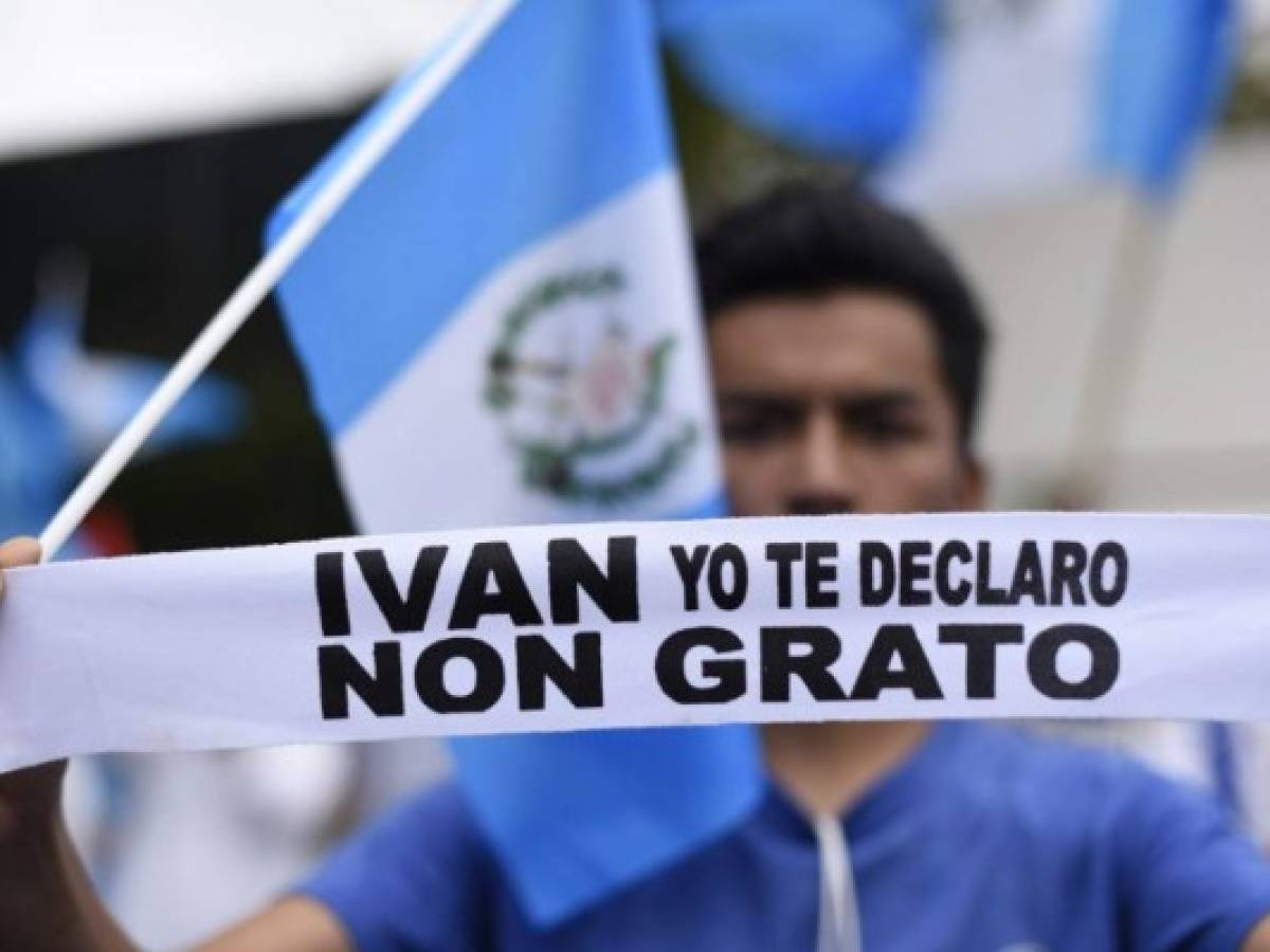 Guatemala: Gobierno prohíbe el ingreso al país del jefe de la CICIG, Iván Velásquez