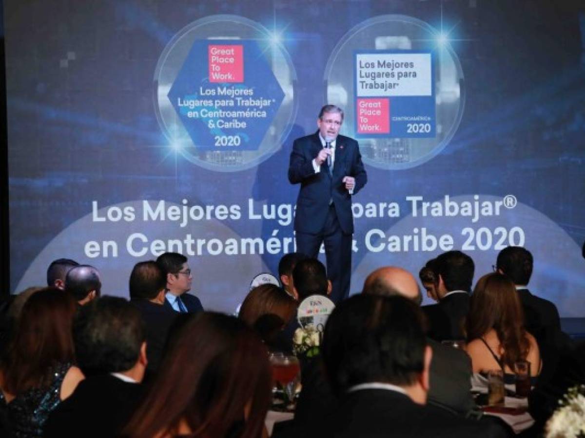 FOTOGALERÍA: Así se vivió la gala de Los Mejores Lugares para Trabajar en Centroamérica 2020