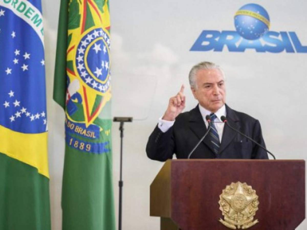 Michel Temer: no renunciaré a la presidencia de Brasil