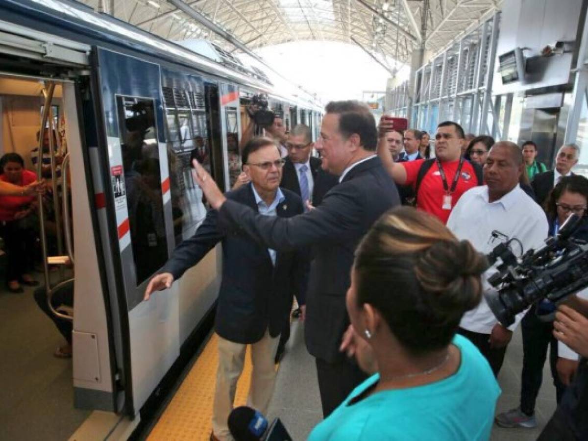 Metro de Panamá pone en marcha primer tren con cinco vagones