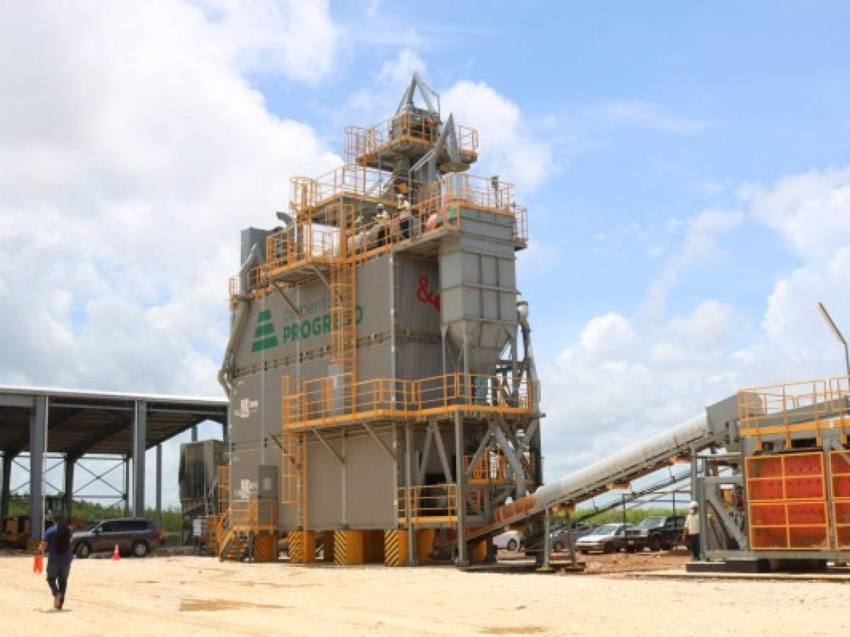 Progreso abre planta de cemento en Belice; producirá 100.000 toneladas de cemento al año