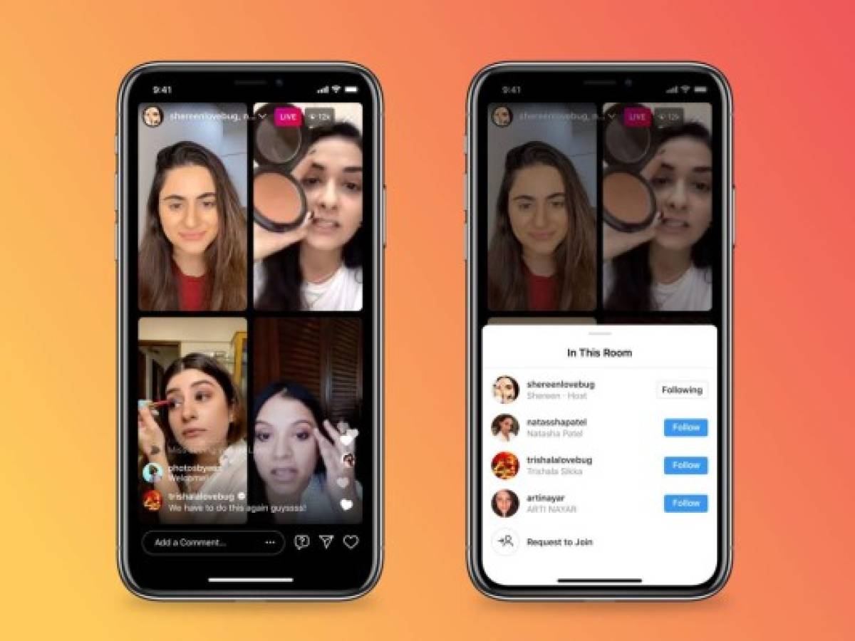 Instagram lanza su nueva función 'Live Rooms'