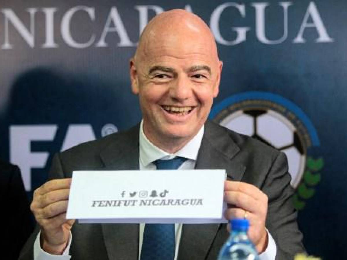 Infantino promete apoyo para desarrollo del fútbol en Nicaragua