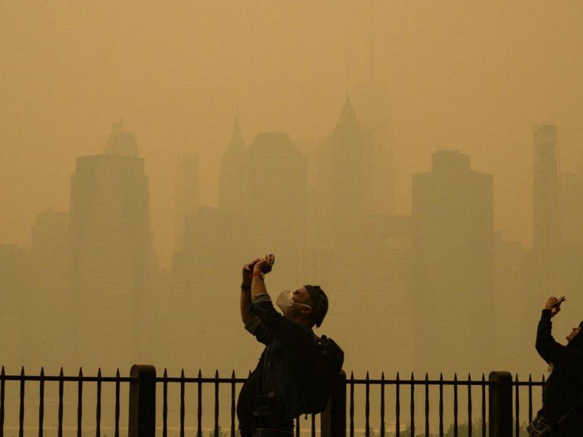 Fotos: Nueva York está cubierta por una niebla apocalíptica, debido a incendios en Canadá