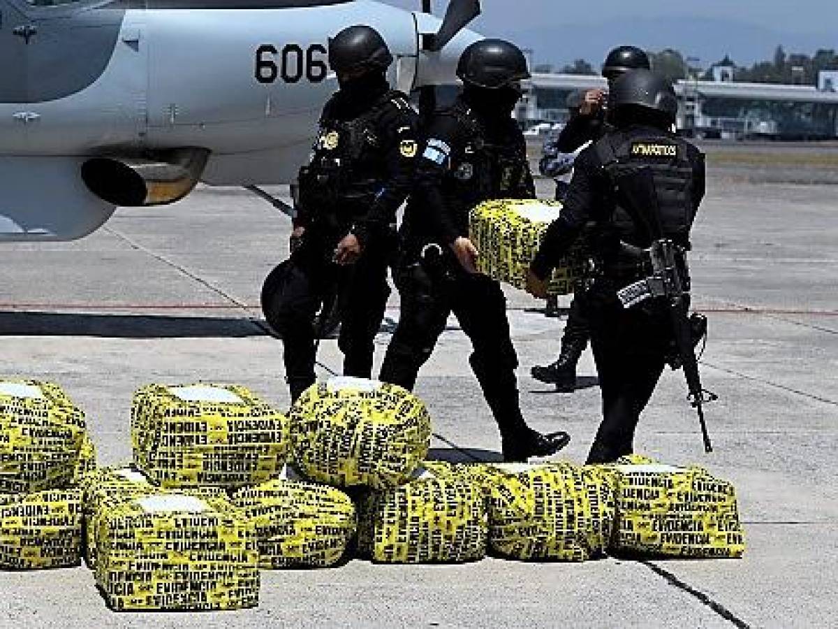 Guatemala realiza varios decomisos de cocaína en las últimas semanas