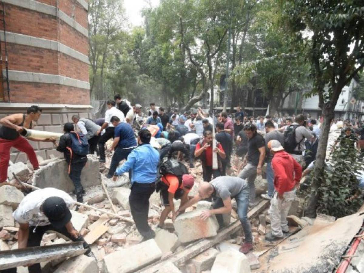 Terremoto de 7,1 sacude a la Ciudad de México