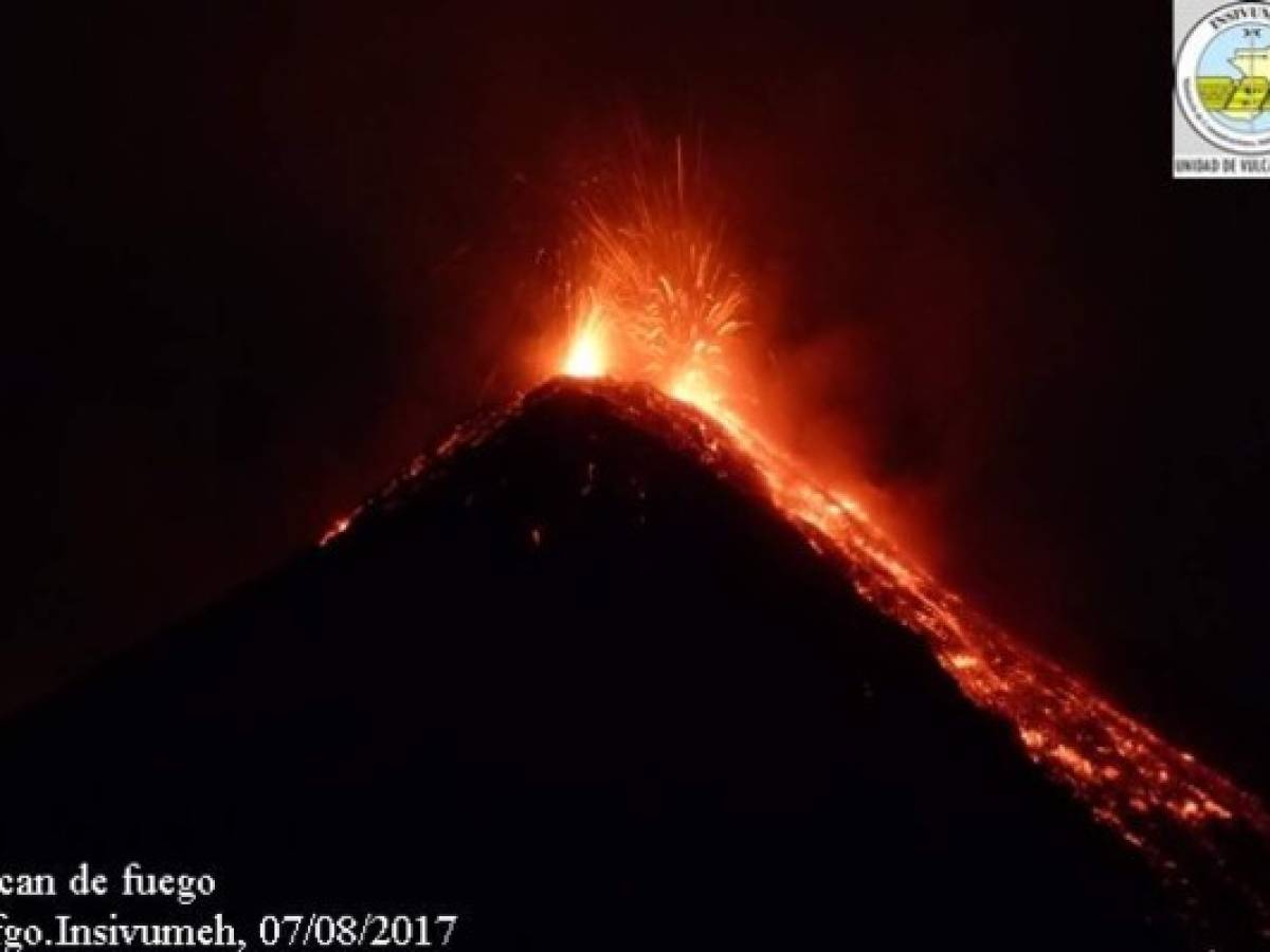 Guatemala: Volcán de Fuego lanza ceniza