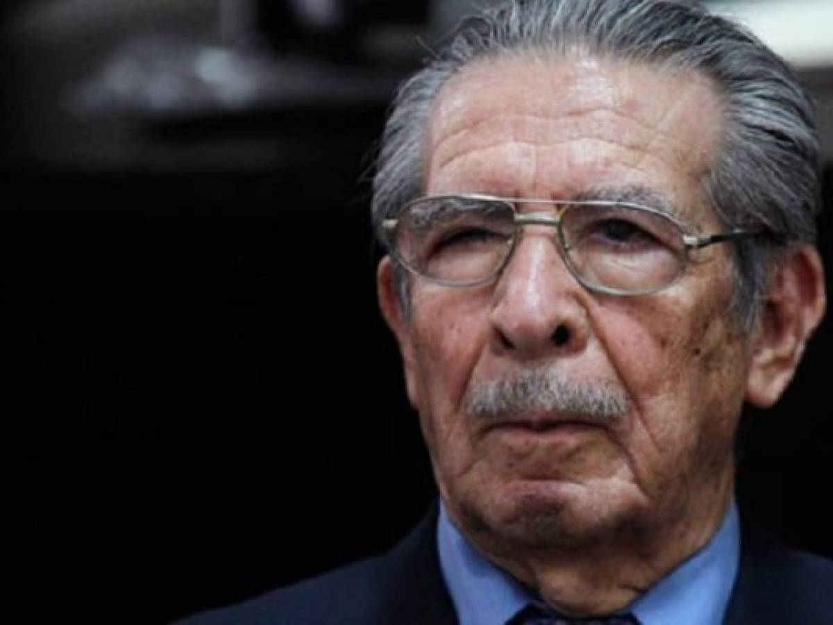 Guatemala: rechazan amnistía a exdictador Ríos Montt, acusado de genocidio