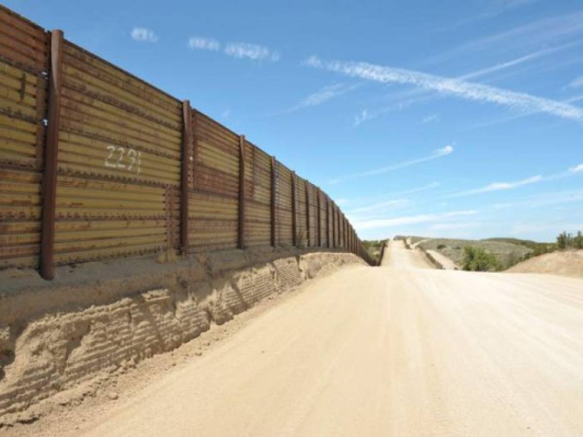 The southern USA-Mexican border, Campo, California, 2017.