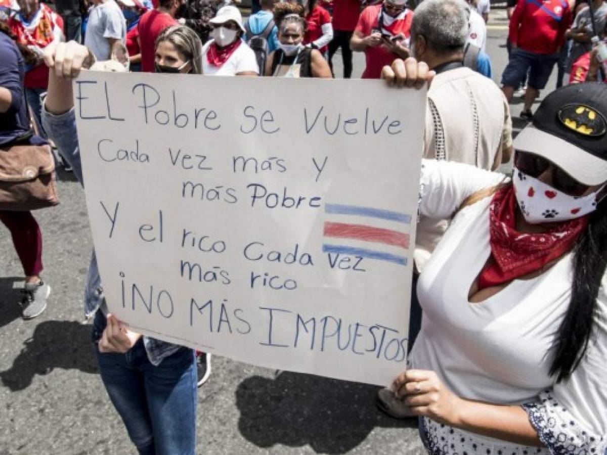 Costa Rica: Siguen protestas pese al retiro de propuesta de acuerdo con FMI
