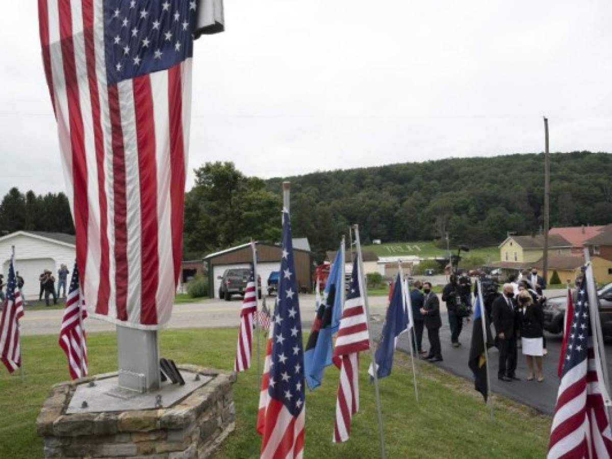 Trump y Biden, dos rivales en tregua en el aniversario de los atentados del 9/11