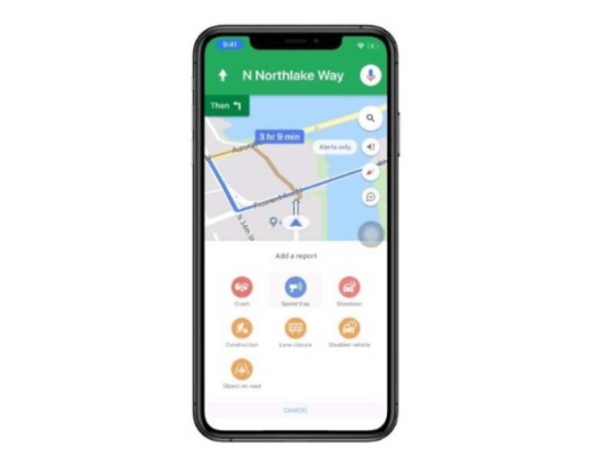 Google Maps aumenta el número de alertas que se puede dejar en un camnino