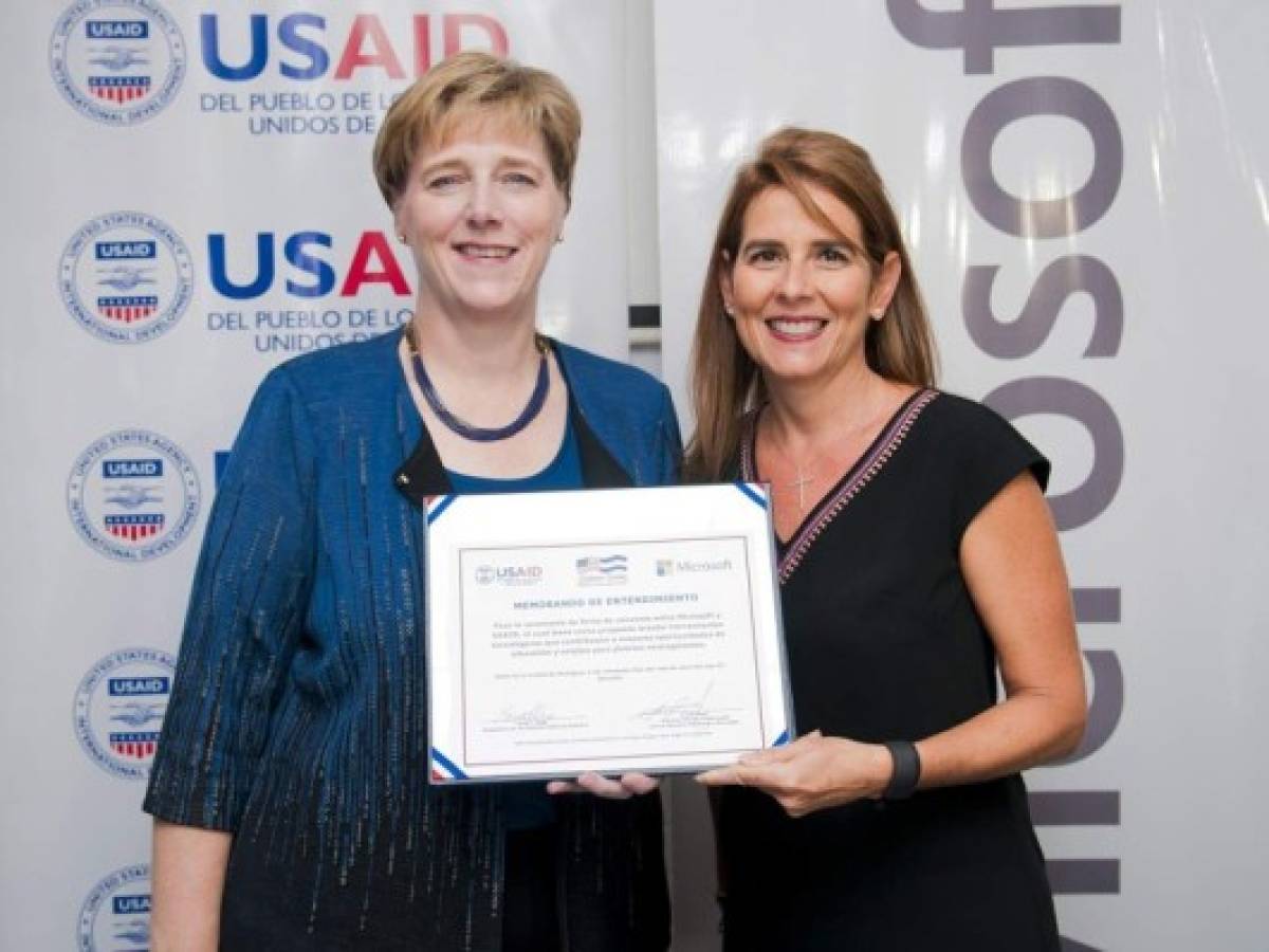 USAID y Microsoft suscriben alianza público privada en Nicaragua