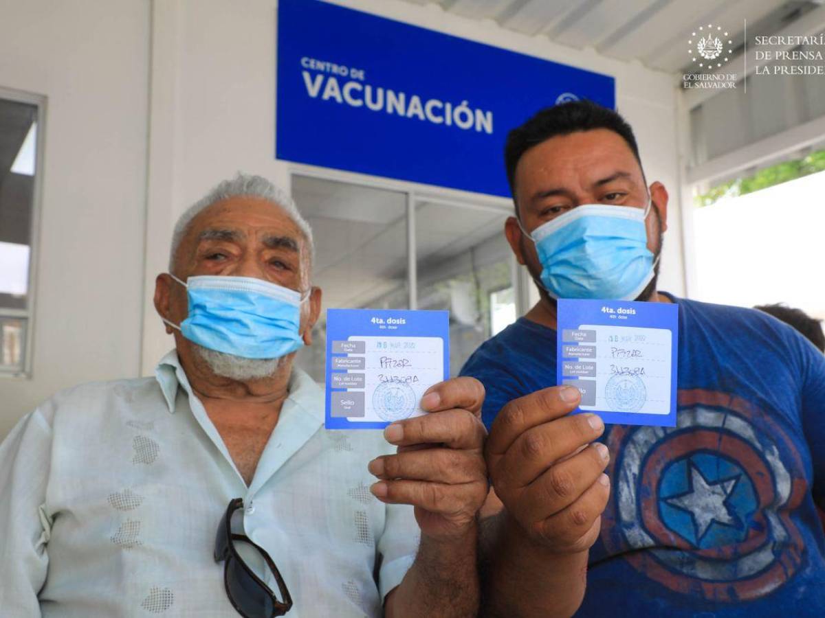 El Salvador habilita la cuarta dosis de la vacuna contra COVID-19