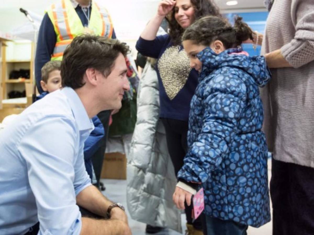 Justin Trudeau: 'Canadá les da la bienvenida'