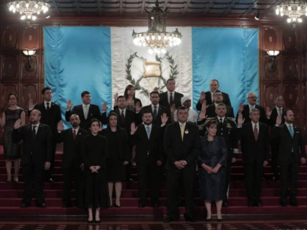 Guatemala: Giammattei juramentó a su nuevo equipo de ministros