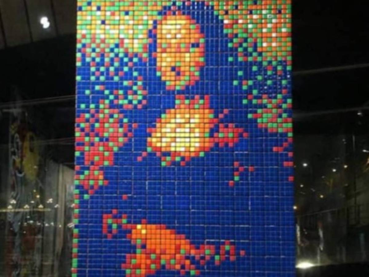‘La Mona Lisa’ en cubos de Rubik fue subastada por US$ 519.417