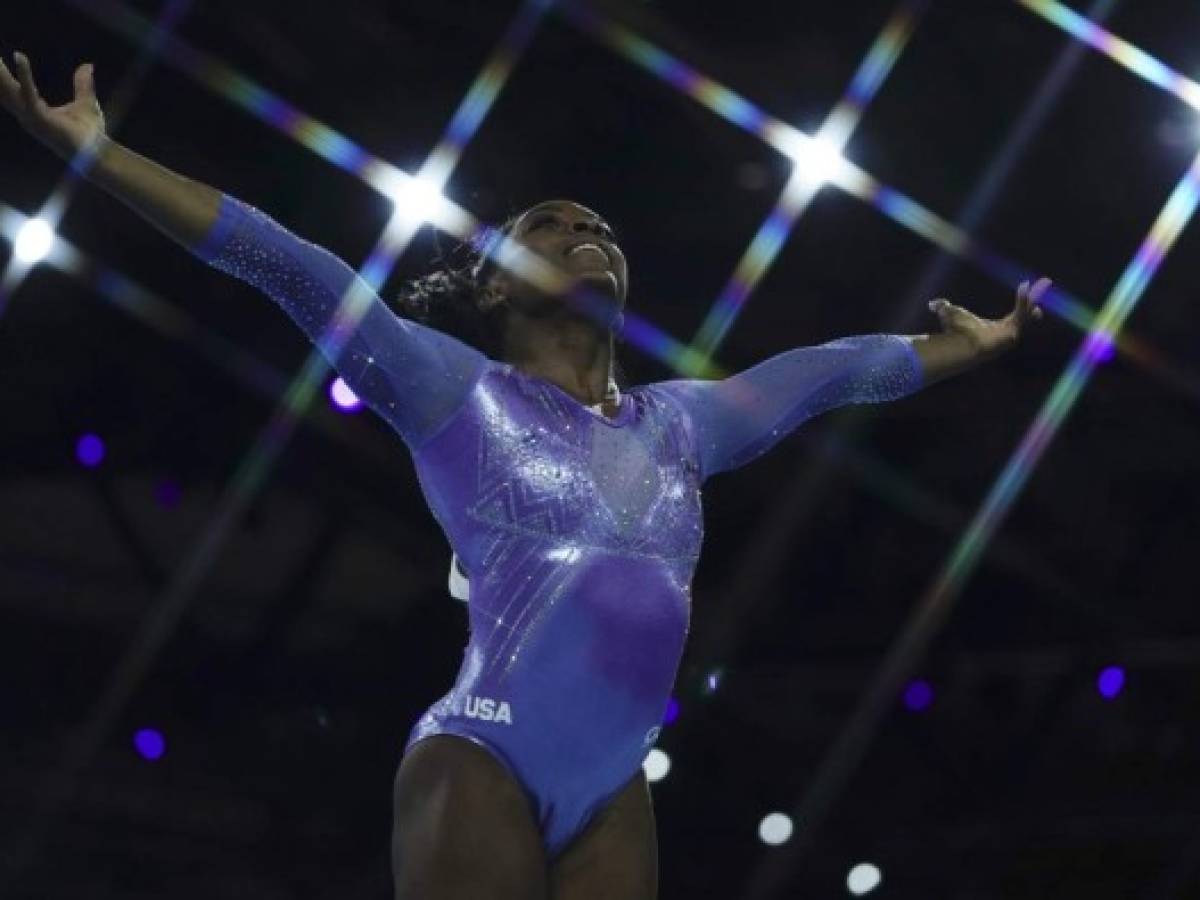Simone Biles logra estratosférico récord en el mundo de la gimnasia
