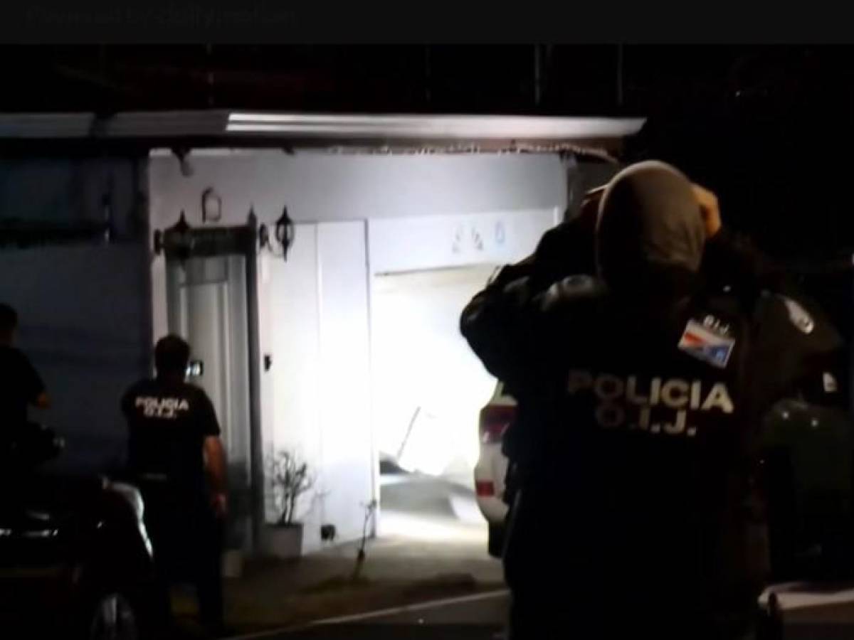 Unos 100 detenidos en Costa Rica durante operativo contra crimen organizado