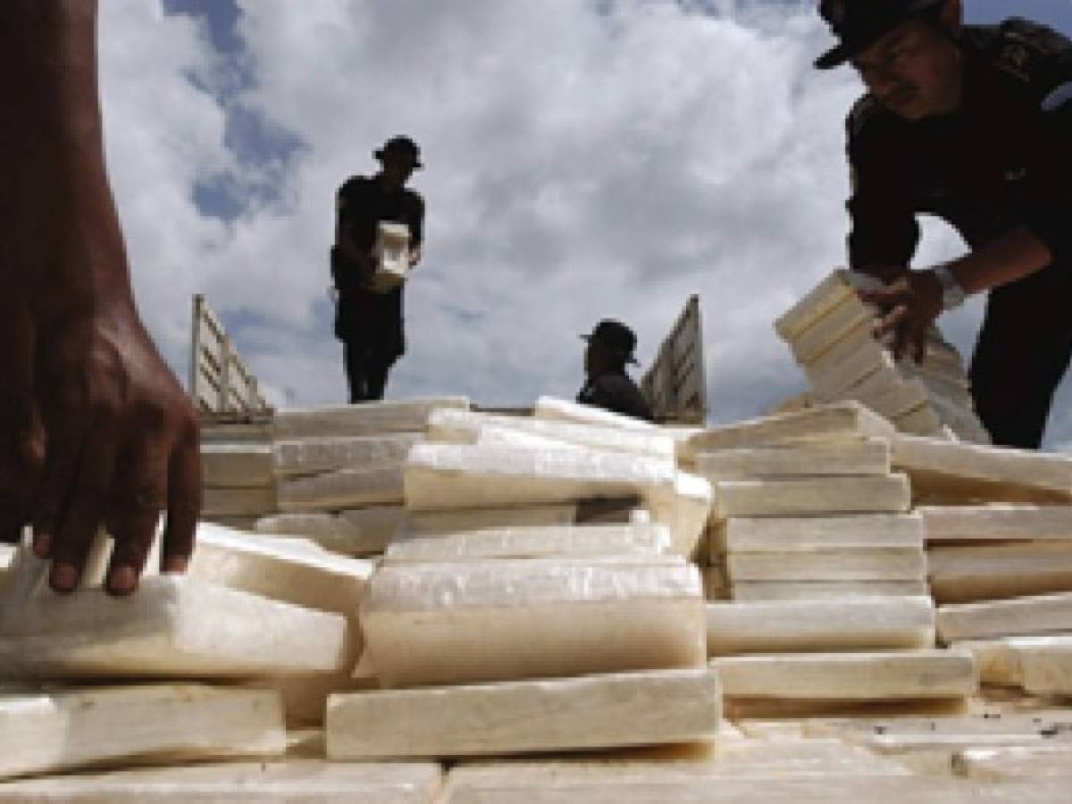 Hasta 1.200 toneladas de cocaina pasan al año por Centroamérica