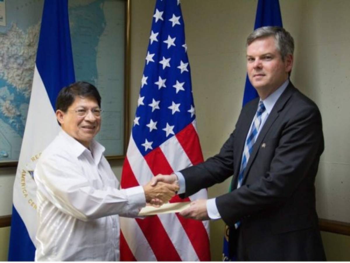 Kevin Sullivan, nuevo embajador de EEUU en Nicaragua presenta sus credenciales