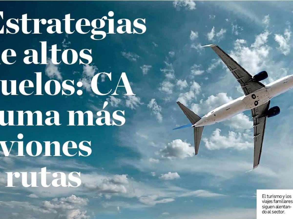 Turismo y viajes de familia los motores del sector aeronáutico en Centroamérica