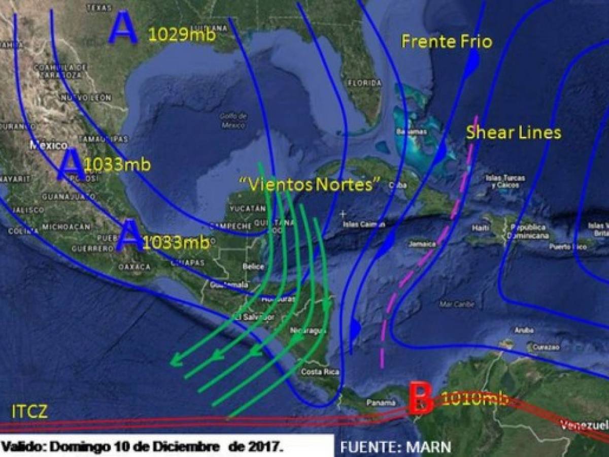 Frente frío deja al menos 4 muertos en Centroamérica