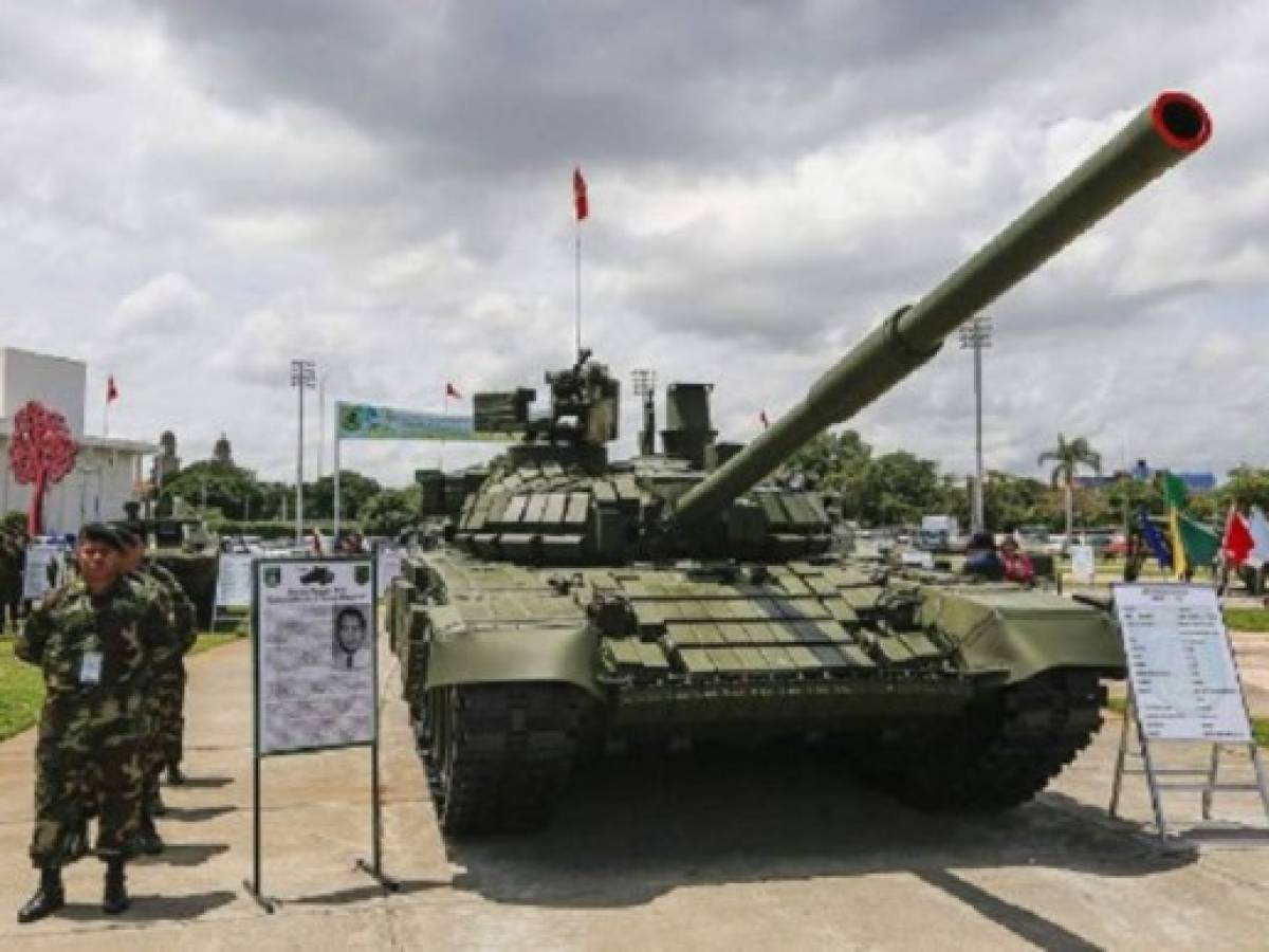 Nicaragua muestra su músculo militar