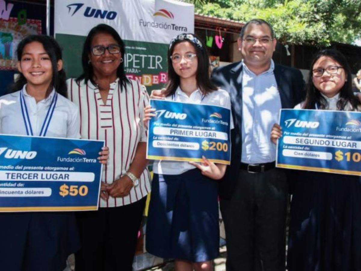 1.300 niños participaron de Competir para Aprender de Fundación Terra y Uno El Salvador