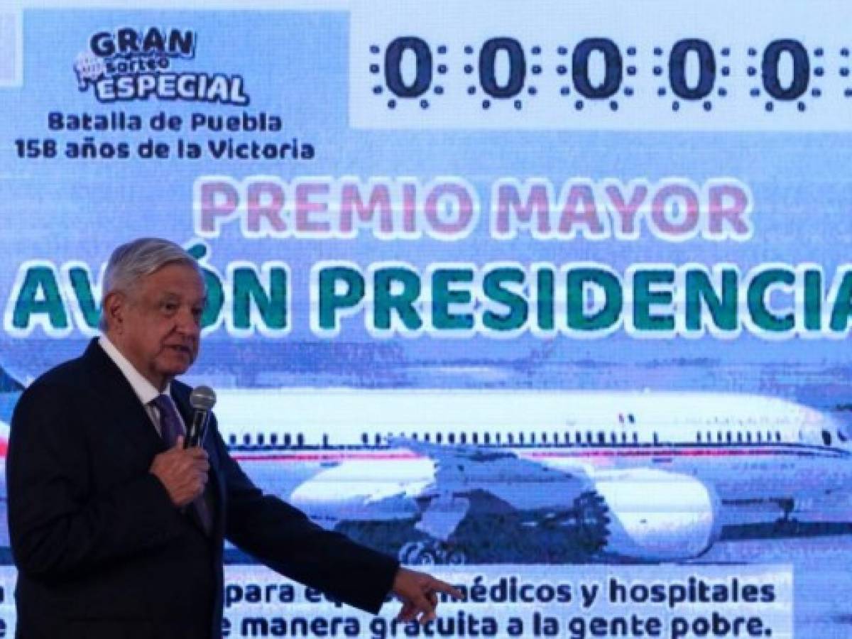 AMLO confirma rifa simbólica del avión presidencial de México